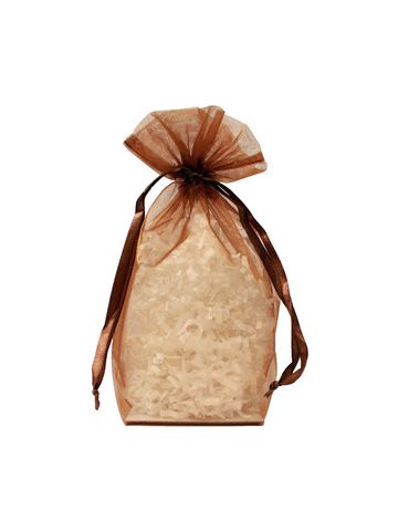 Gusseted Organza Bags, Copper, 5" x 8"