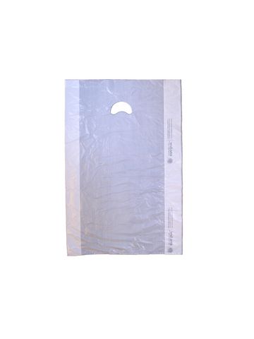White, Plastic Merchandise Bags, 16" x 4" x 24"
