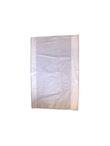 White, Plastic Merchandise Bags, 20" x 4" x 30"