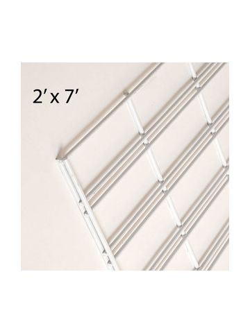 White Slatgrid Panels, 2' x 7'