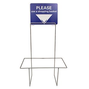 Stand and Sign only, For Express Baskets