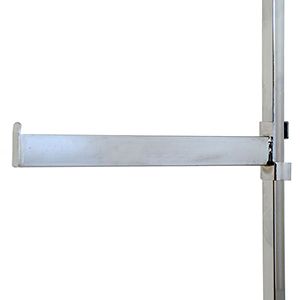 16" Straight Rectangle Arm for Rectangle Upright, Garment Rack Accessories