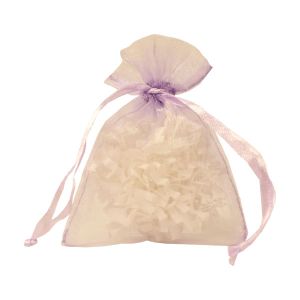 Flat Organza Bags, Lavender, 3" x 4"