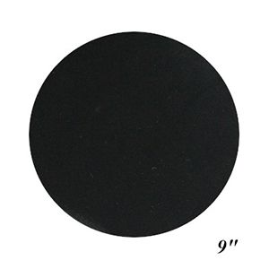 9" Black, Jewelry Circle Display Pads