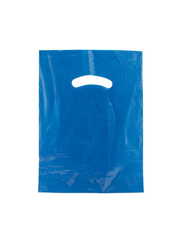 Royal Blue, Super Gloss Merchandise Bags, 9" x 12"