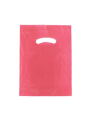 Magenta, Super Gloss Merchandise Bags, 9" x 12"