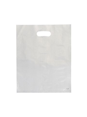 Clear, Frosted Merchandise Bags, 12" x 15"
