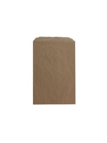 Natural Kraft Recycled Paper Merchandise Bags, 5" x 7.5"