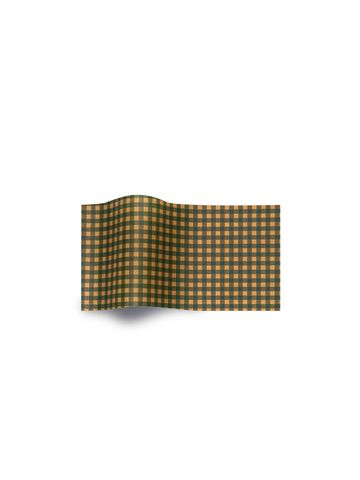 Green Gingham, All Occasion Printed Tissue Paper