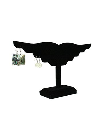 Black, Earring Winged Display Stand