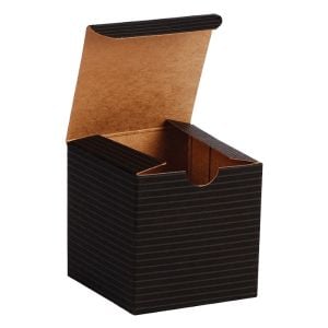 Black Grove, Kraft Tuckit Gift Boxes, 3" x 3" x 3"