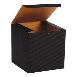 Black Grove, Kraft Tuckit Gift Boxes, 6" x 6" x 6"